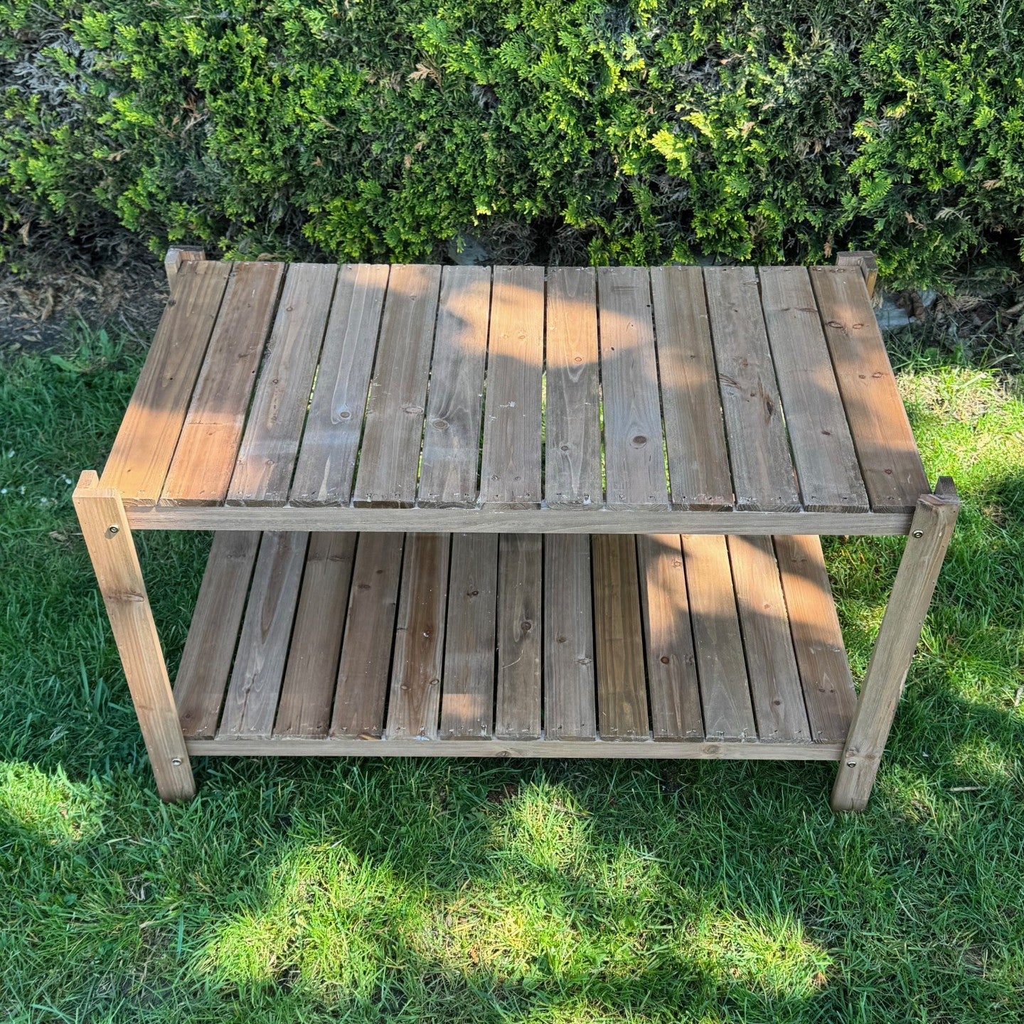Wooden Framed Polycarbonate Apex Cold Frame & Stand