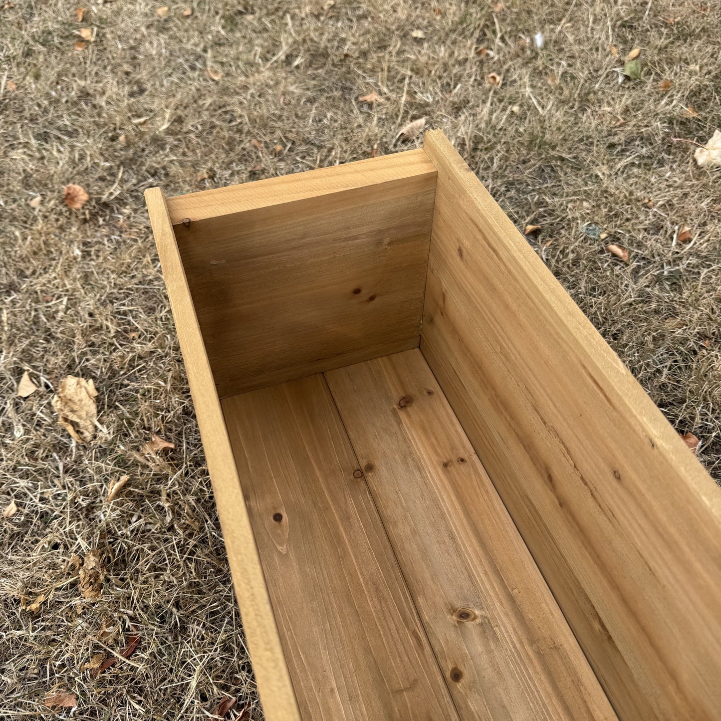 Large Rectangle Wooden Garden Trough Planter (150cm)