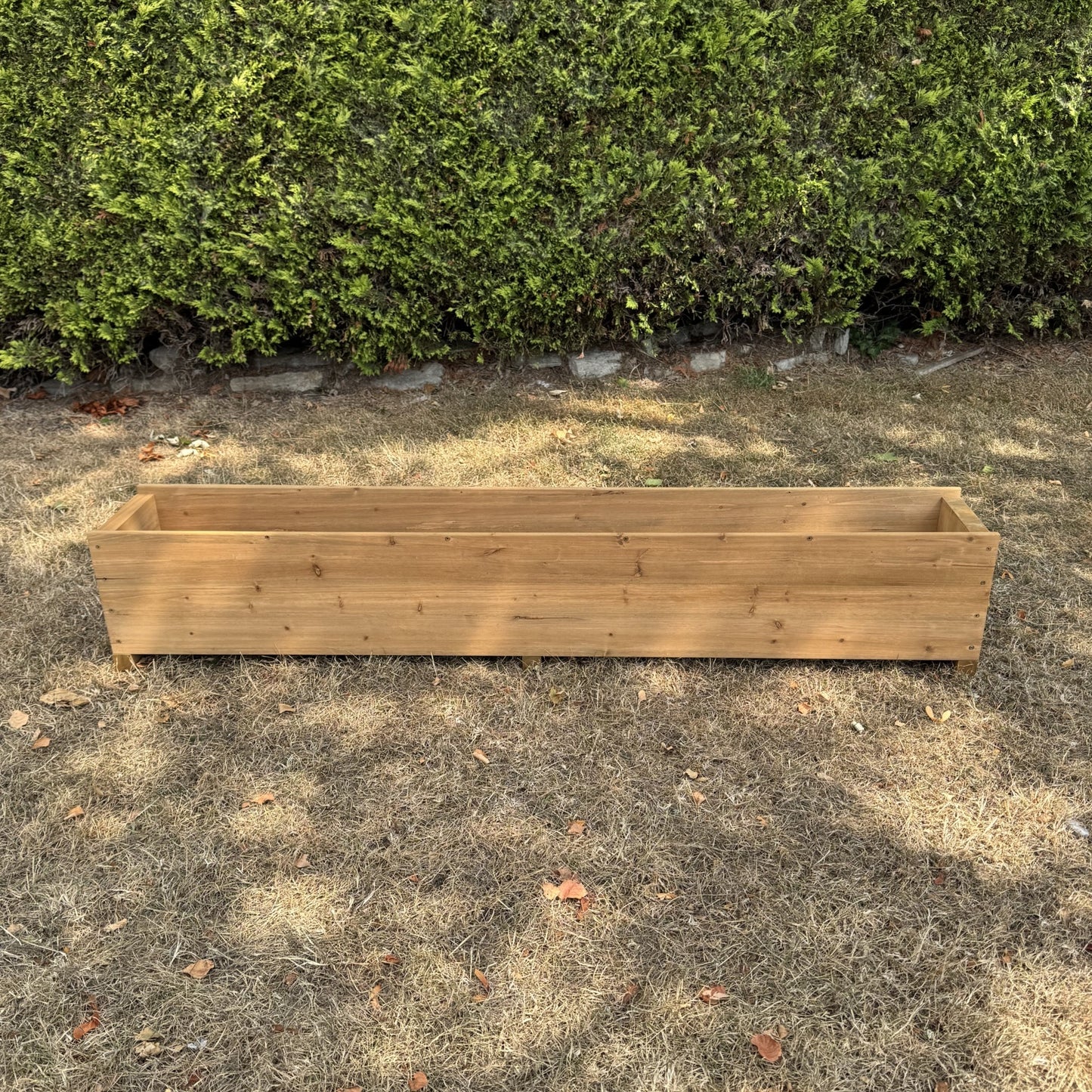 Large Rectangle Wooden Garden Trough Planter (150cm)