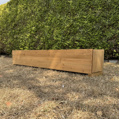 Large Rectangle Wooden Garden Trough Planter (150cm)