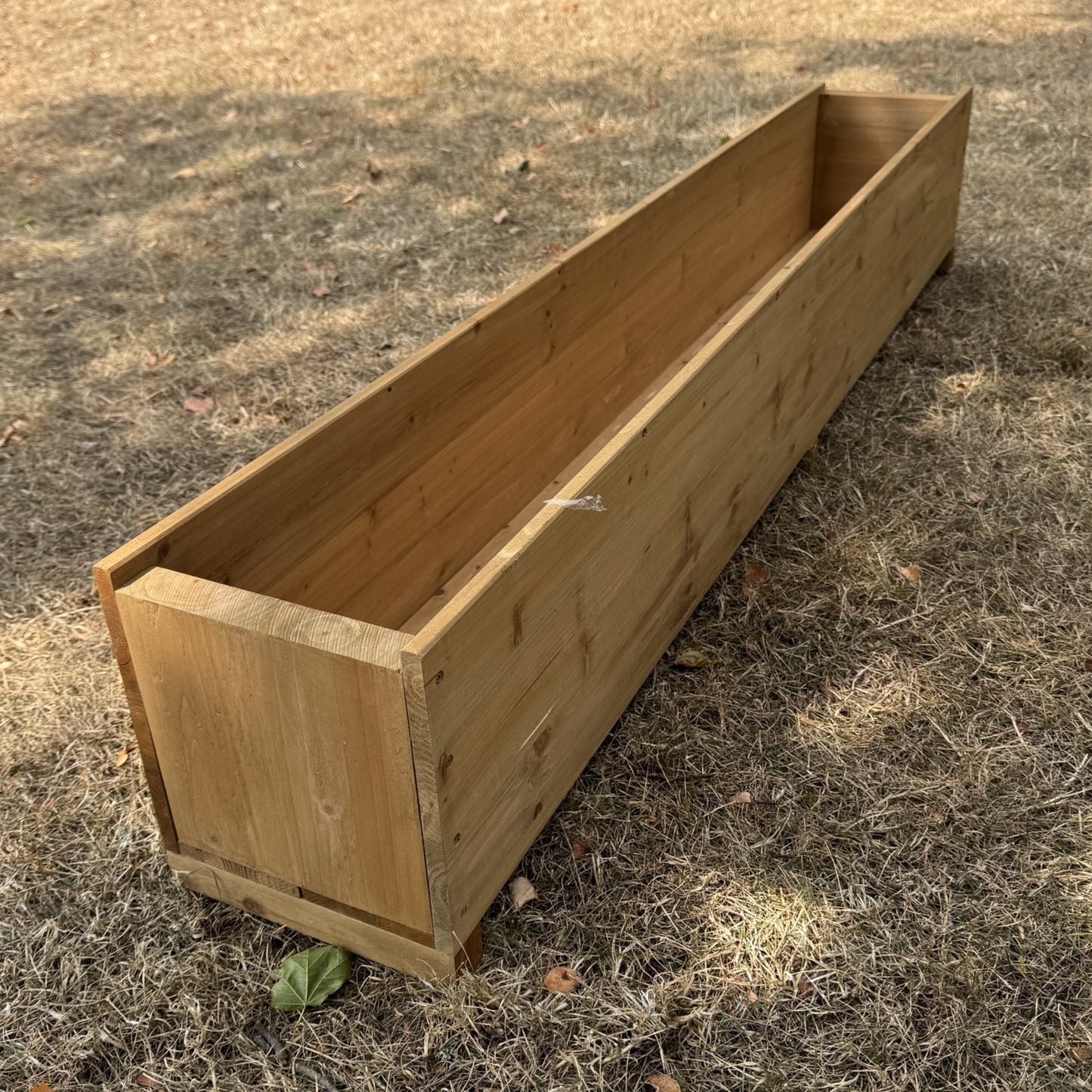 Large Rectangle Wooden Garden Trough Planter (150cm)