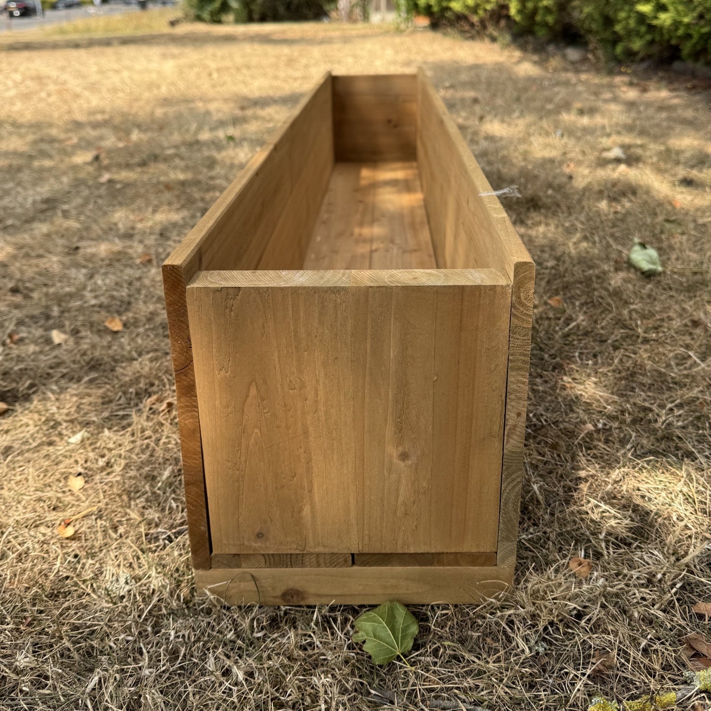 Large Rectangle Wooden Garden Trough Planter (150cm)