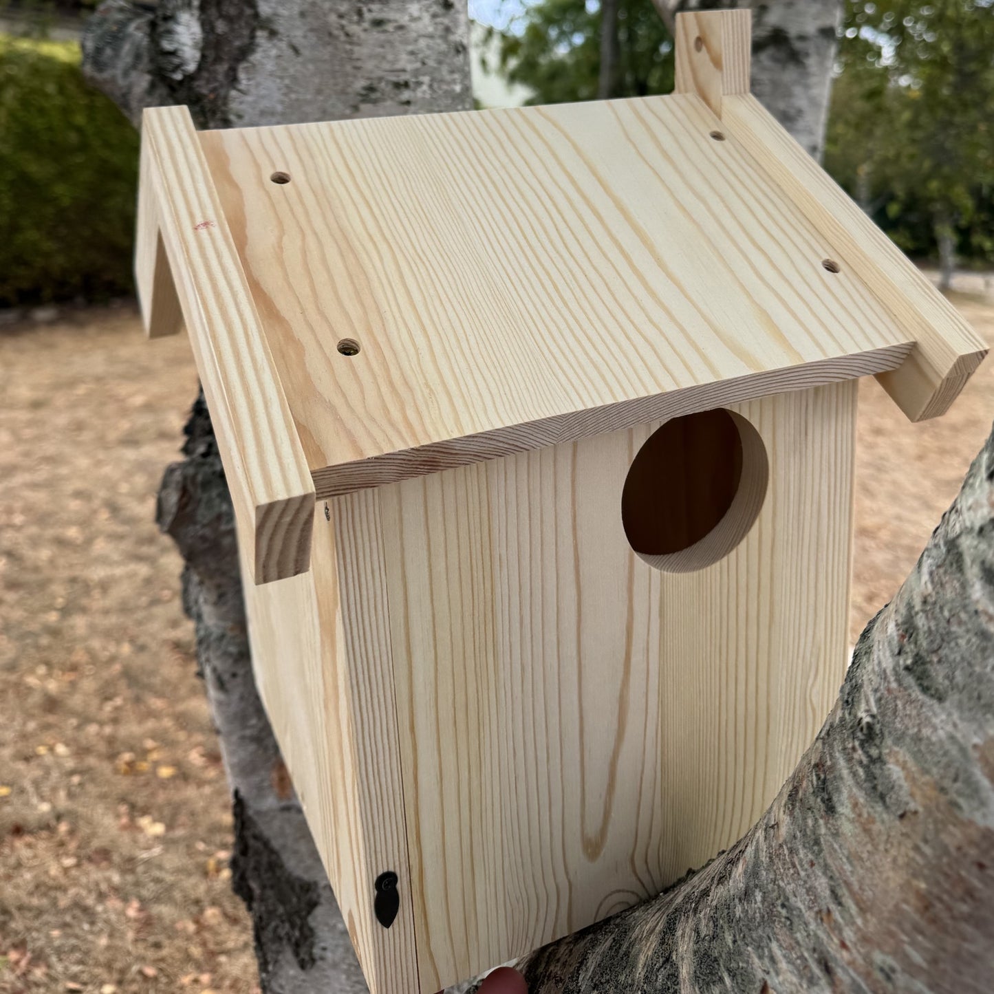 Large Wooden Garden Squirrel Nest Box House
