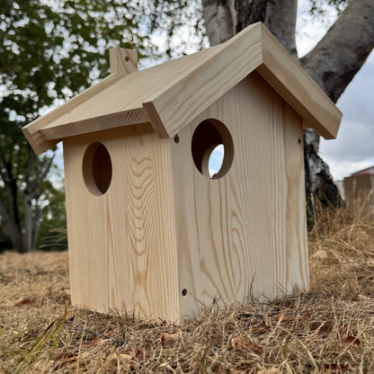 Large Wooden Garden Squirrel Nest Box House