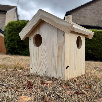 Large Wooden Garden Squirrel Nest Box House