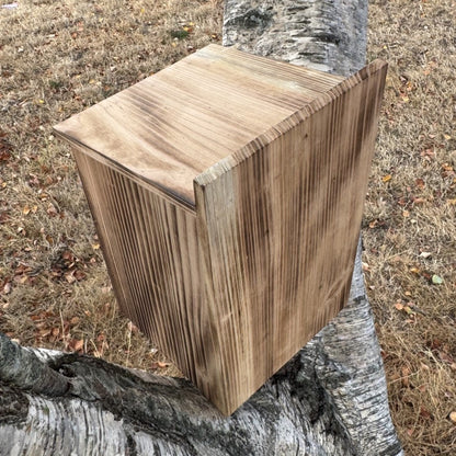 Wooden Owl Garden Nest Box Birdhouse