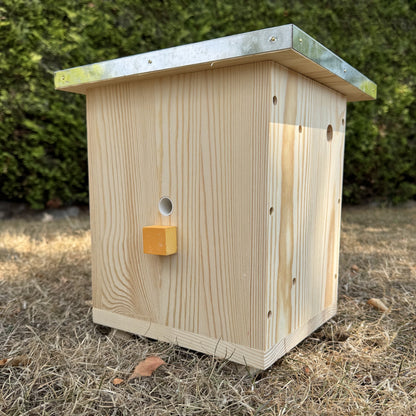Large Wooden Bumble Bee Nest Box House Garden Habitat