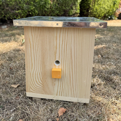 Large Wooden Bumble Bee Nest Box House Garden Habitat
