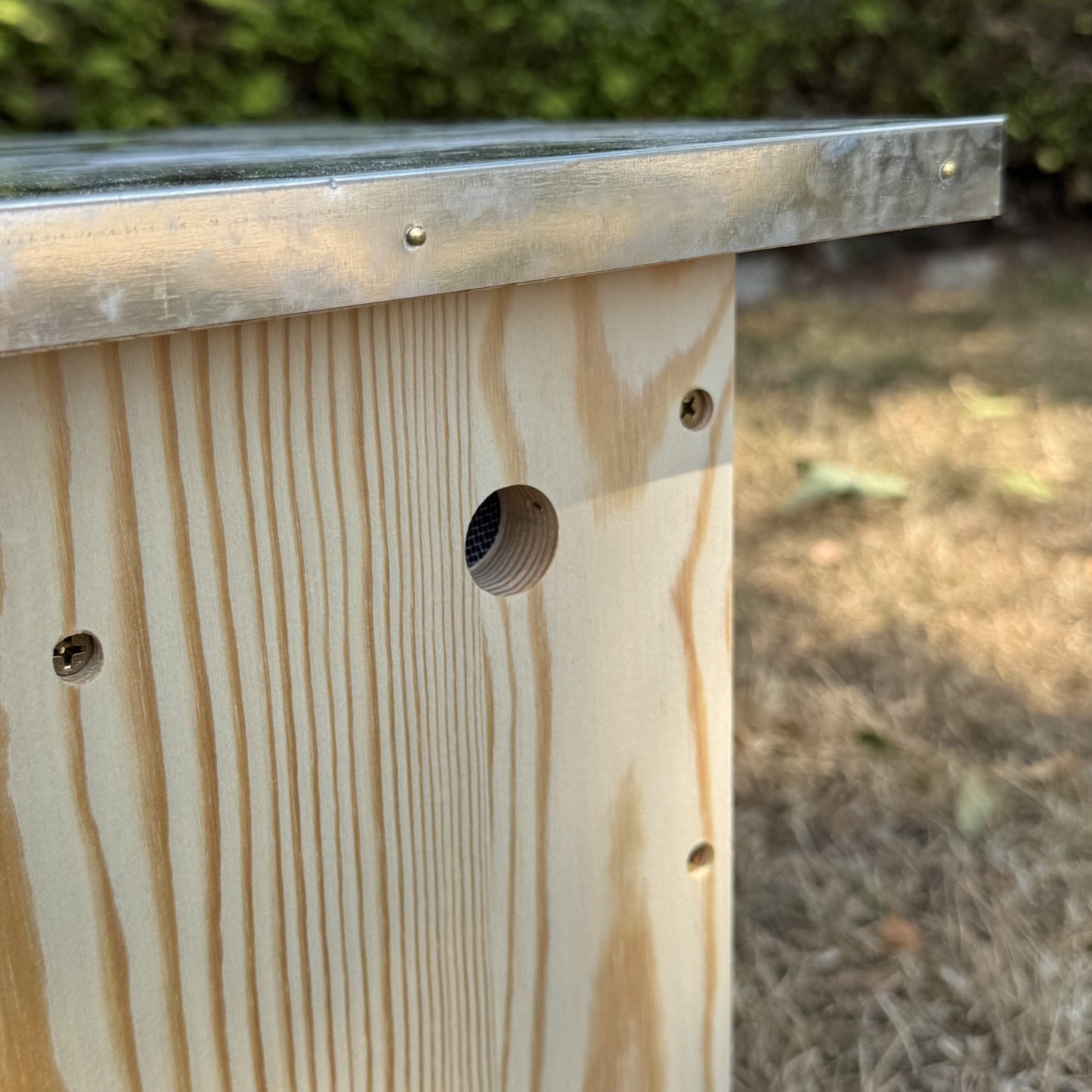 Large Wooden Bumble Bee Nest Box House Garden Habitat