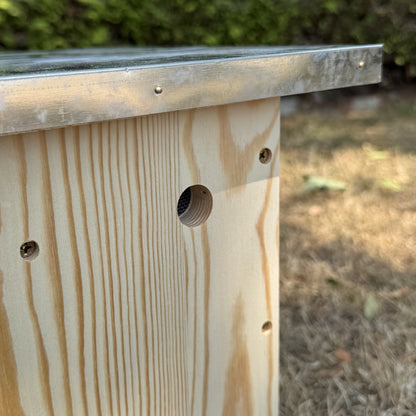 Large Wooden Bumble Bee Nest Box House Garden Habitat