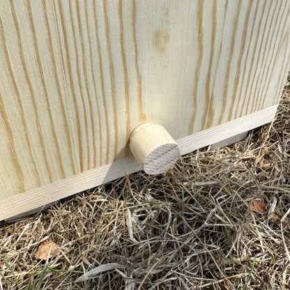 Large Wooden Bumble Bee Nest Box House Garden Habitat