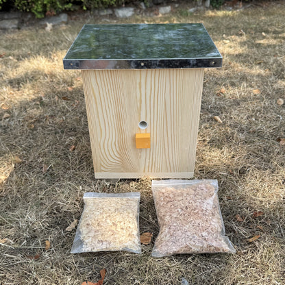 Large Wooden Bumble Bee Nest Box House Garden Habitat