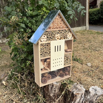 Large Wooden Insect, Butterfly, Bug & Bee House for the Garden