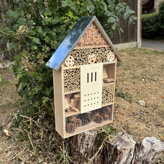 Large Wooden Insect, Butterfly, Bug & Bee House for the Garden