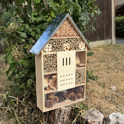 Large Wooden Insect, Butterfly, Bug & Bee House for the Garden