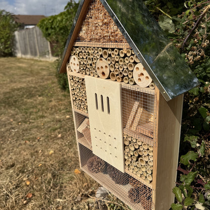 Large Wooden Insect, Butterfly, Bug & Bee House for the Garden