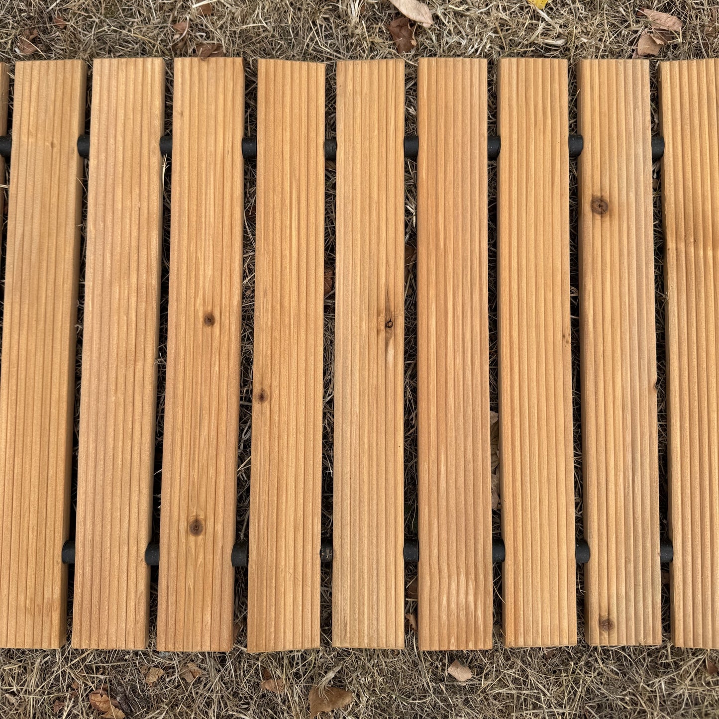 Roll Out Wooden Garden Track Path (2.44m Roll)