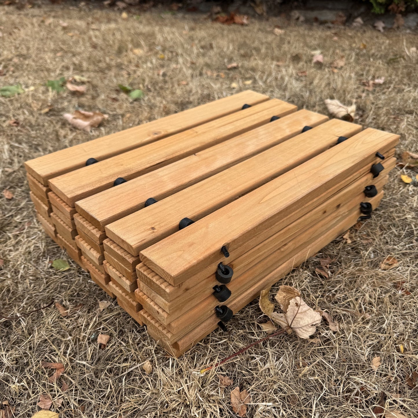 Roll Out Wooden Garden Track Path (2.44m Roll)