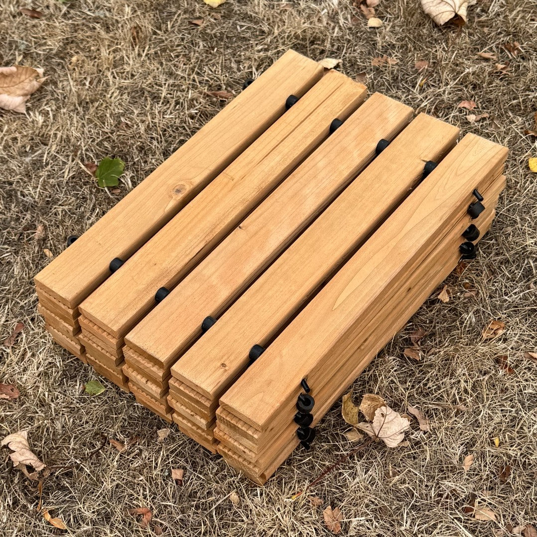 Roll Out Wooden Garden Track Path (2.44m Roll)