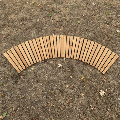 Curved Roll Out Wooden Garden Track Path (2.06m Roll)