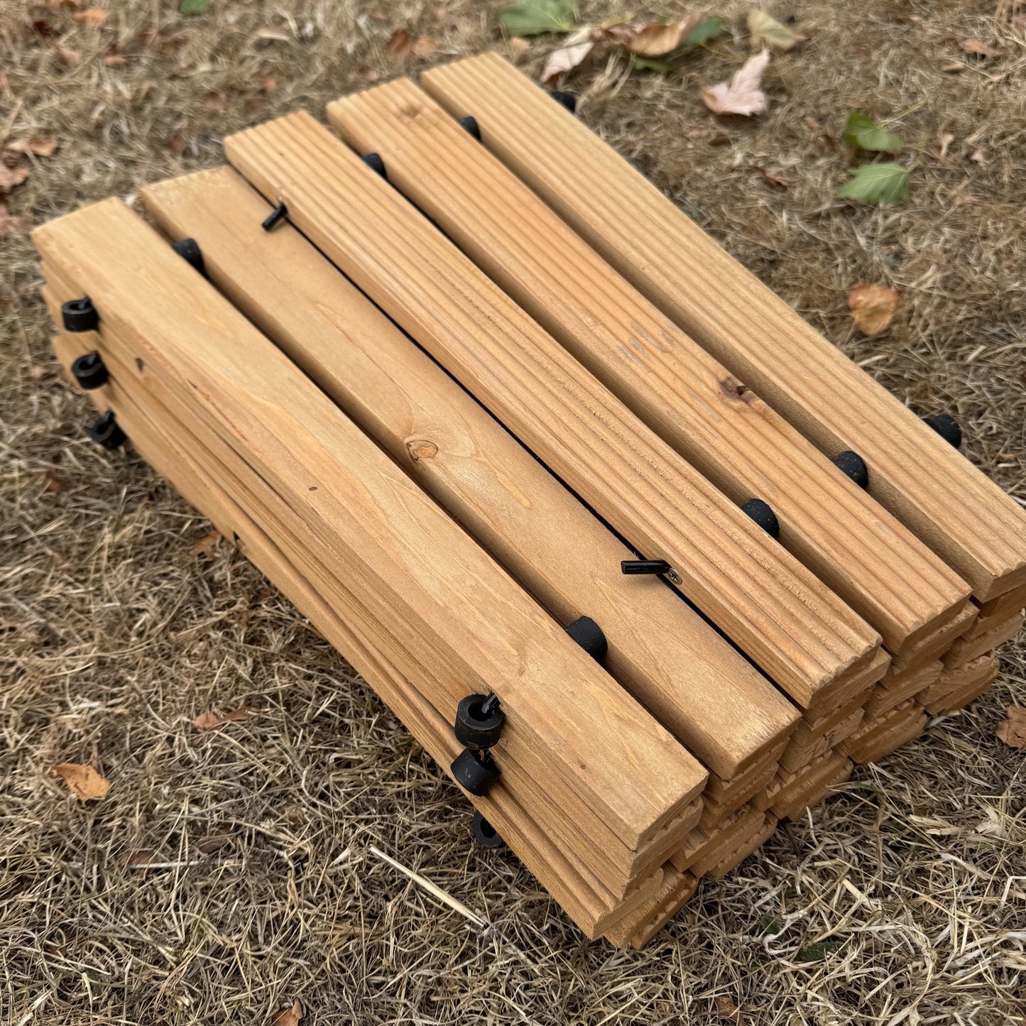 Curved Roll Out Wooden Garden Track Path (2.06m Roll)