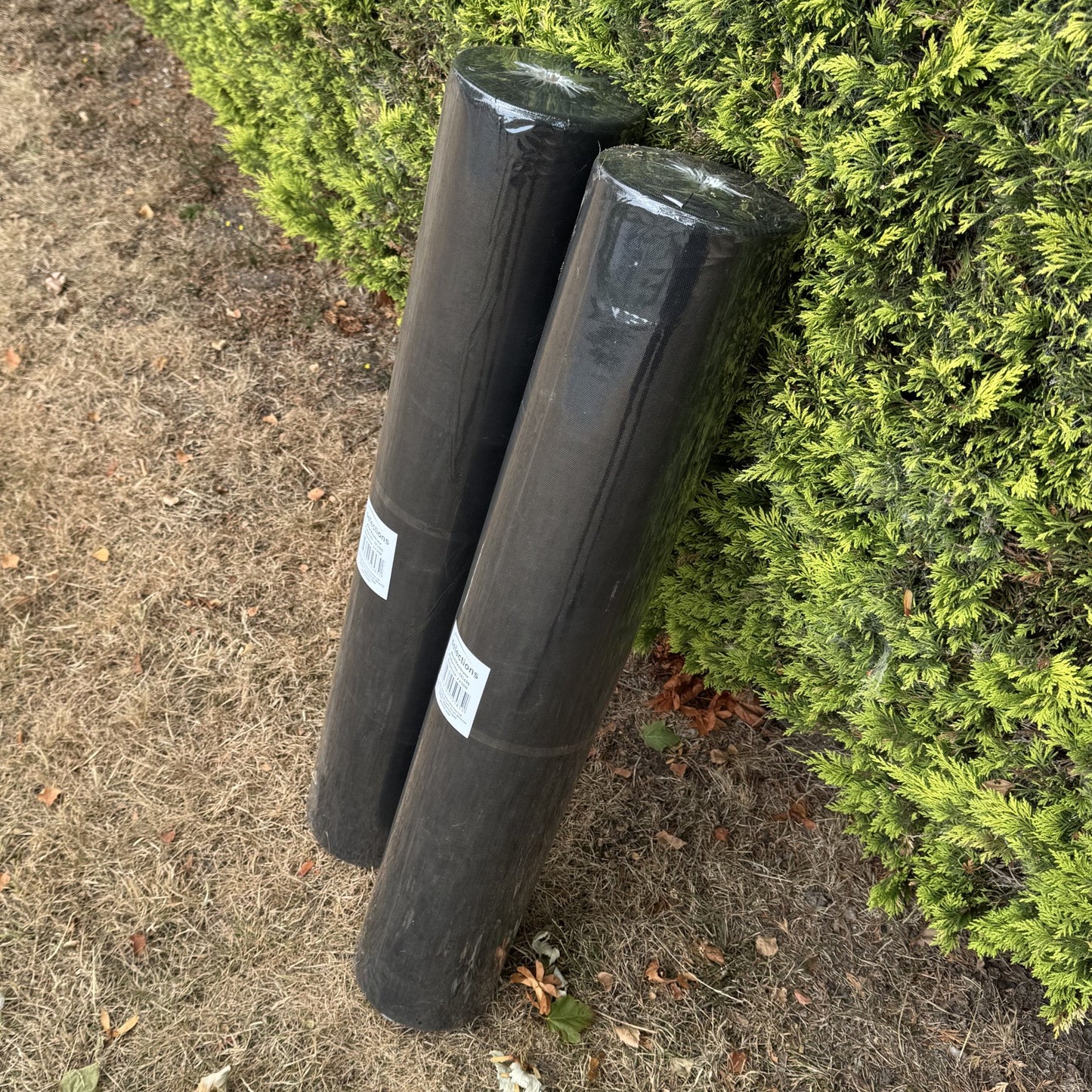 Weed Control Membrane Suppressant Fabric Rolls - 2m x 50m, 50g/m, 2%UV (Pack of 2 Rolls)