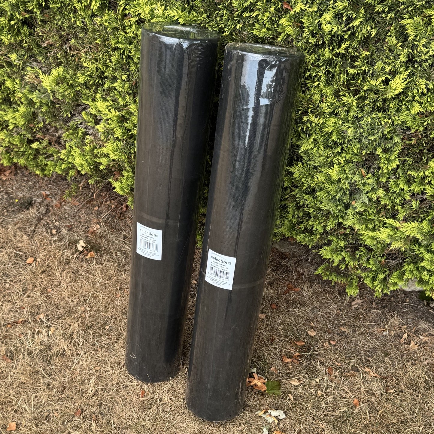 Weed Control Membrane Suppressant Fabric Rolls - 2m x 50m, 50g/m, 2%UV (Pack of 2 Rolls)