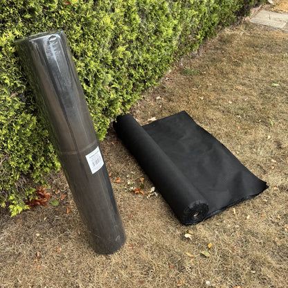 Weed Control Membrane Suppressant Fabric Rolls - 2m x 50m, 50g/m, 2%UV (Pack of 2 Rolls)