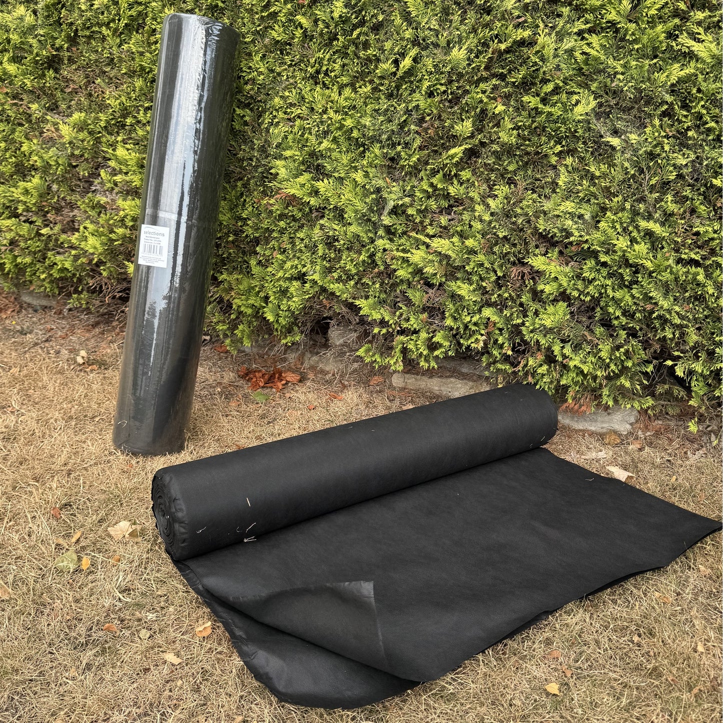 Weed Control Membrane Suppressant Fabric Rolls - 2m x 50m, 50g/m, 2%UV (Pack of 2 Rolls)