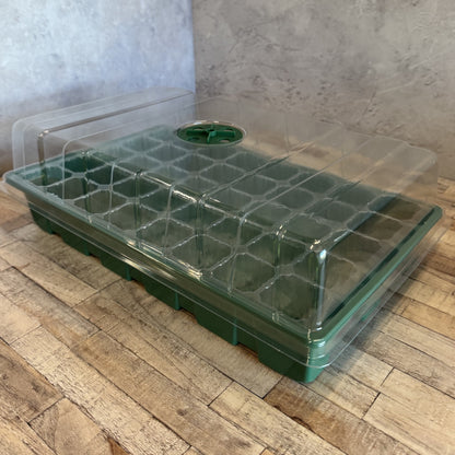 Plant Propagator 40 Cell Seed Tray Set with Plant Labels & Potting Tools - Pack of 5