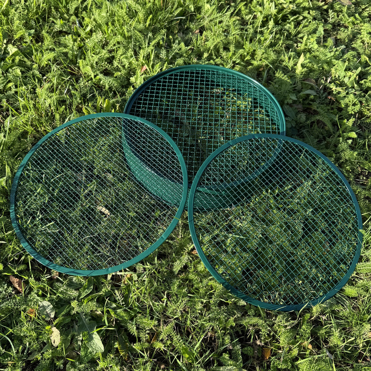 Steel Garden Soil Sieve with 3 Interchangeable Filters