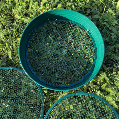 Steel Garden Soil Sieve with 3 Interchangeable Filters