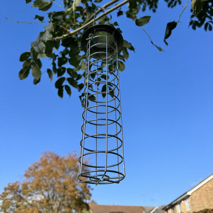 Heavy Duty Hanging Bird Suet Fat Ball Feeder