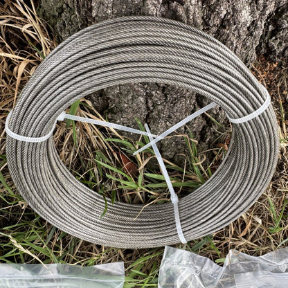 45m Stainless Steel Garden Wire Kit for Climbing Plants, Trellis Fixing, Fence Wire (71 Pieces)