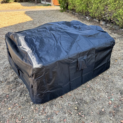 Premium Waterproof Picnic Table Garden Furniture Cover in Black (1.57m)