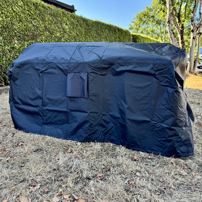 Premium Waterproof Picnic Table Garden Furniture Cover in Black (1.57m)