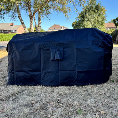 Premium Waterproof Picnic Table Garden Furniture Cover in Black (1.57m)
