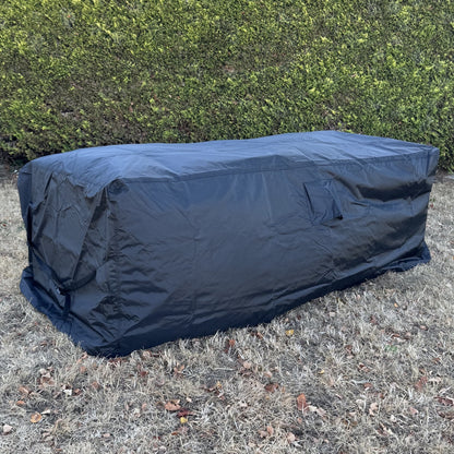 Premium Waterproof Table Garden Furniture Cover in Black (2.03m)