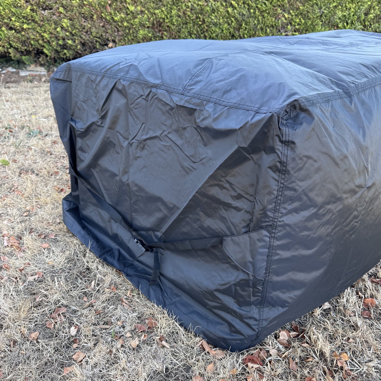 Premium Waterproof Table Garden Furniture Cover in Black (2.03m)