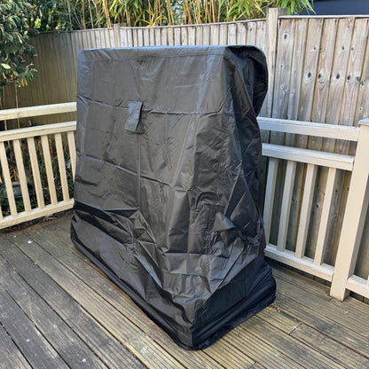 Premium Waterproof Garden Outdoor Table Tennis Table Cover in Black (185cm)