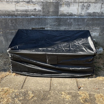 Premium Waterproof 3 Seater Garden Bench Cover in Black (1.6m)