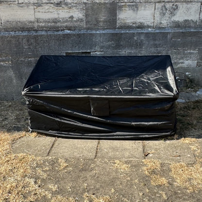 Premium Waterproof 3 Seater Garden Bench Cover in Black (1.6m)