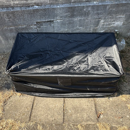 Premium Waterproof 3 Seater Garden Bench Cover in Black (1.6m)