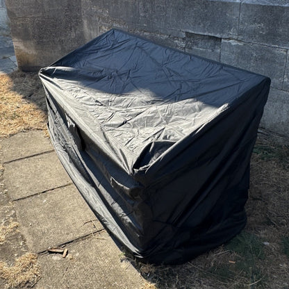 Premium Waterproof 3 Seater Garden Bench Cover in Black (1.6m)