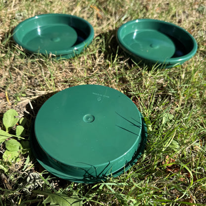 Plastic Hedgehog Feeding Bowls Food & Water Dishes - Pack of 3