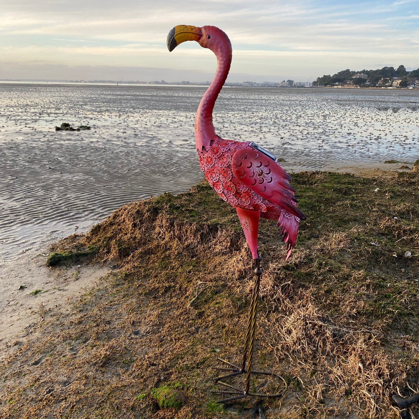 Flamingo Solar Light Garden Ornament