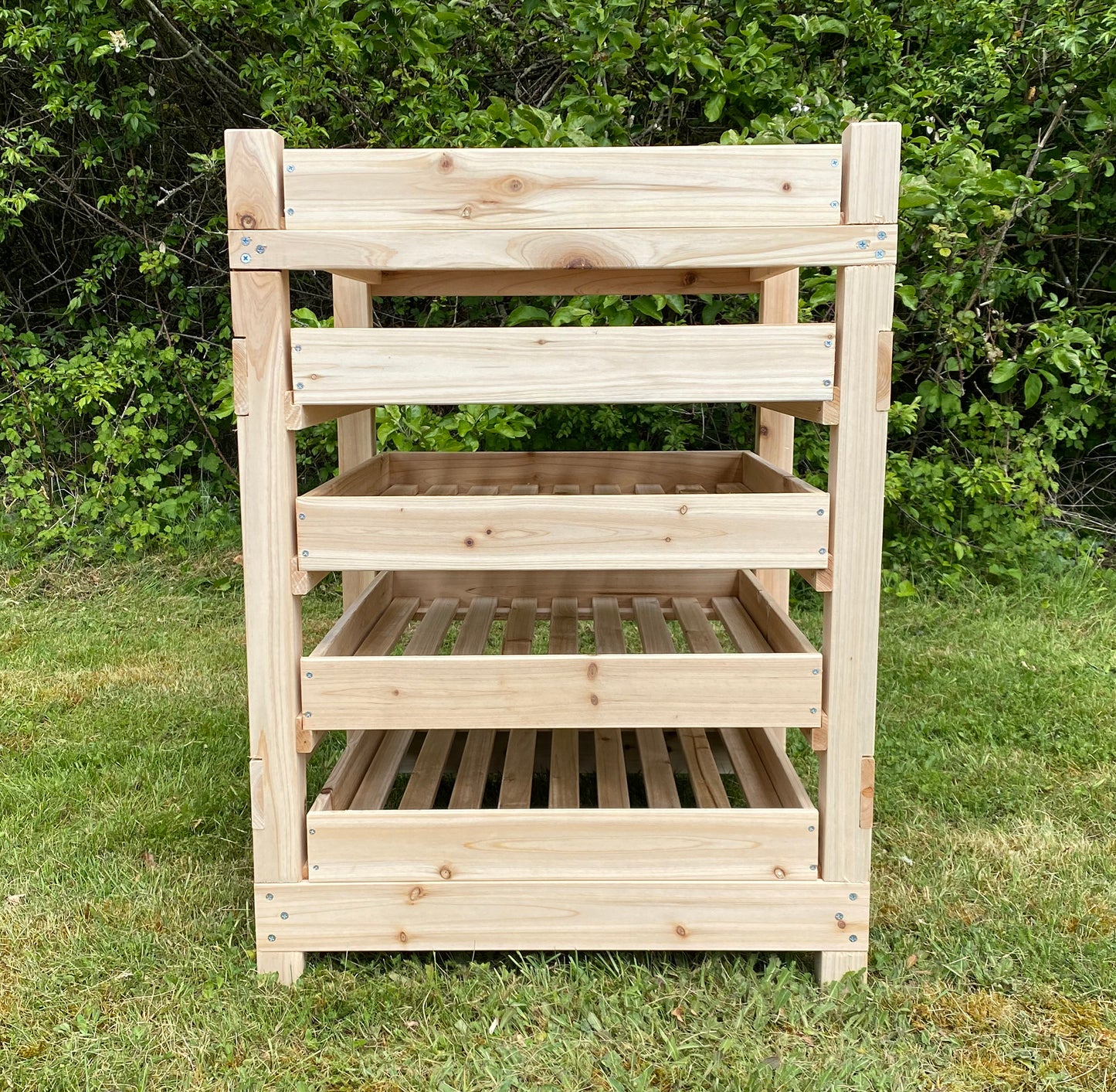 Traditional Wooden Apple Storage Rack (5 Drawer)