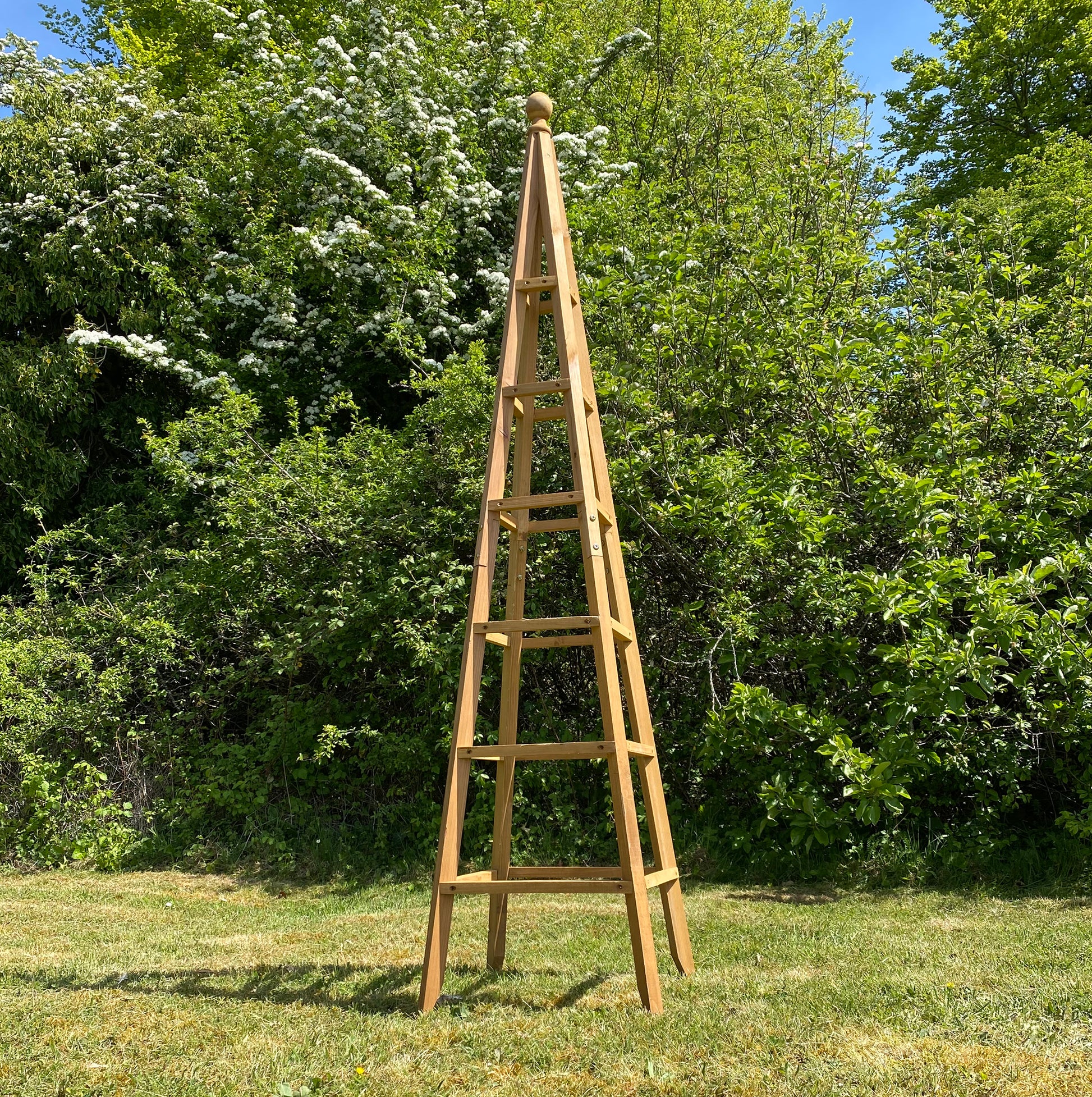 house plant obelisk Wooden Garden Obelisk (1.9m)