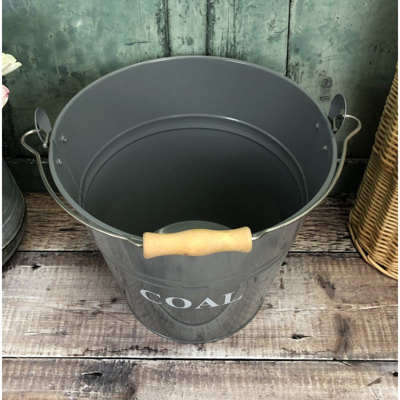 Fireside Coal Bucket in French Grey