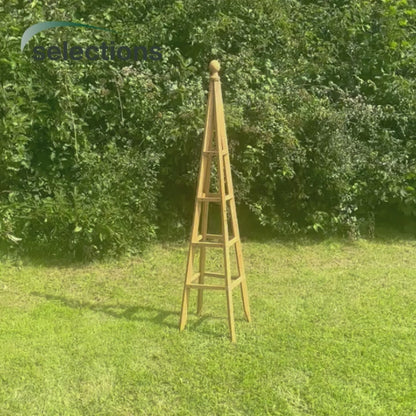 Wooden Garden Obelisk (1.5m)